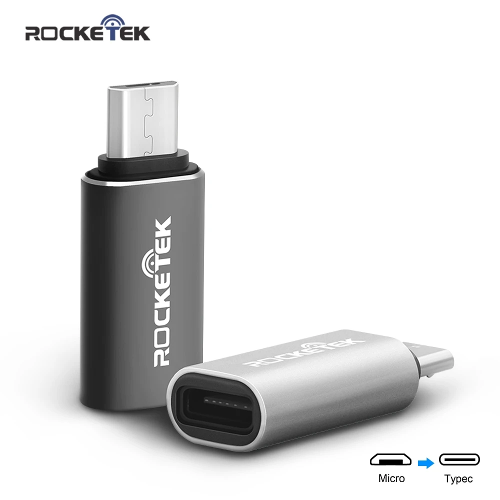 Rocketek Micro to type c USB C адаптер зарядное устройство аксессуары для синхронизации