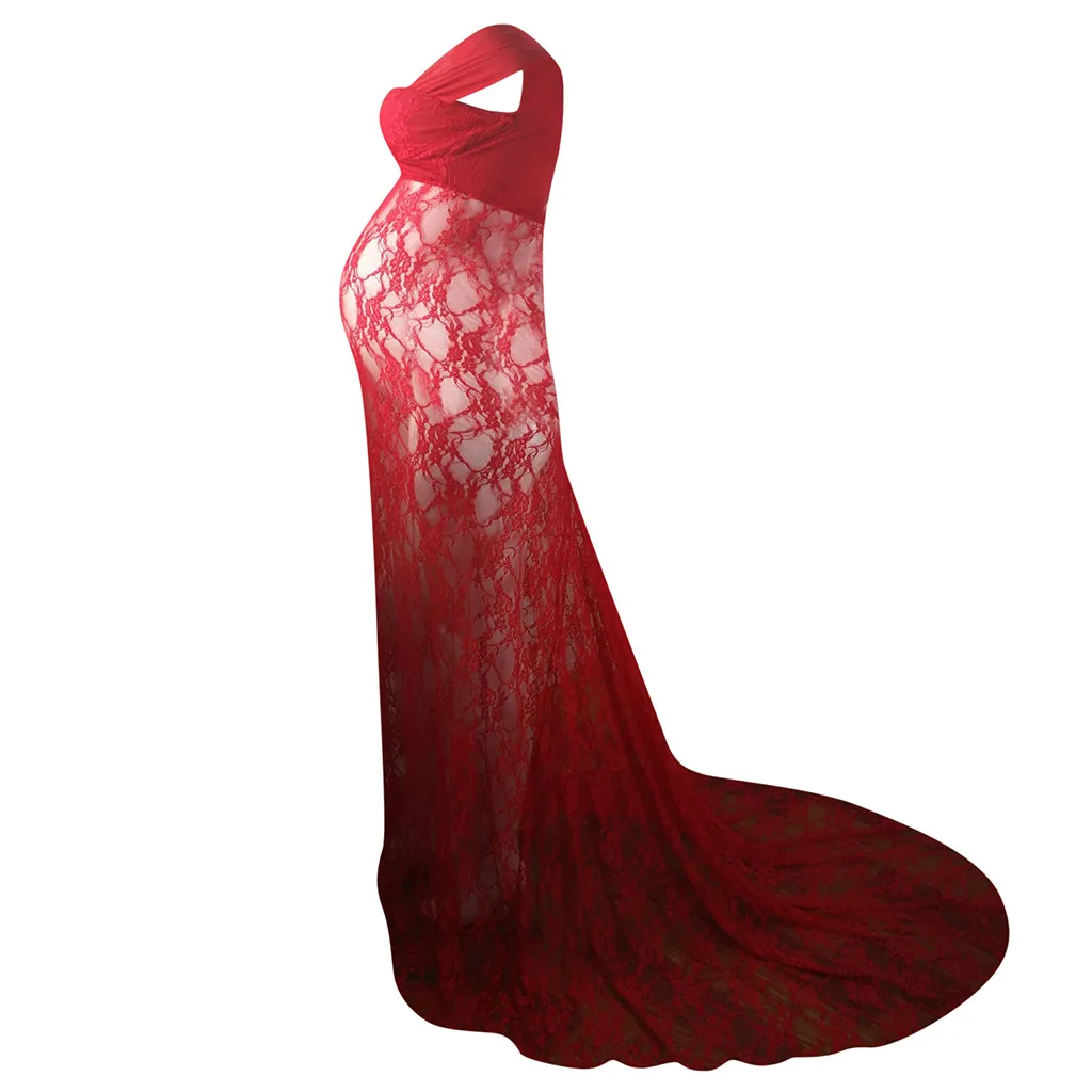 Женские беременных сексуальное Подставки для фотографий с открытыми плечами