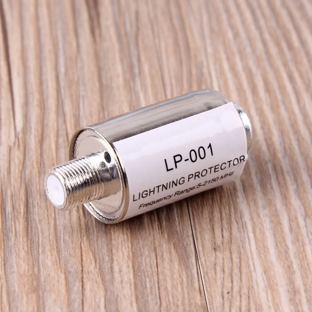 Lighting Protector Coaxial Satellite TV Lightning Protection Devices Satellite Antenna Lightning Arrester 5-2150MHz Wholesale