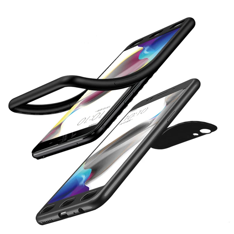 Чехол 360 градусов для Samsung S10 A7 A6 A8 Plus 2018 S8 S9 S7 edge Note 8 9 мягкий чехол из ТПУ всего тела