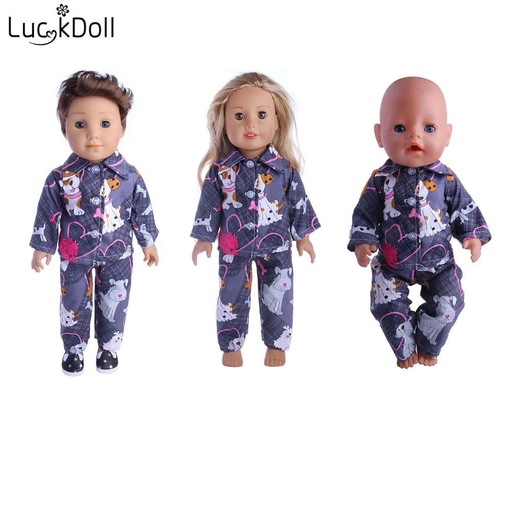LUCKDOLL высокое качество пахамат подходит для 18 дюймов американский 43 см Детская