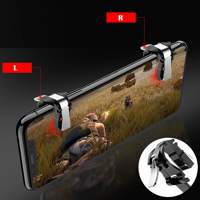 L1 R1 геймпад Pubg мобильный контроллер L1R1 триггер джойстик для Android iPhone сотовый