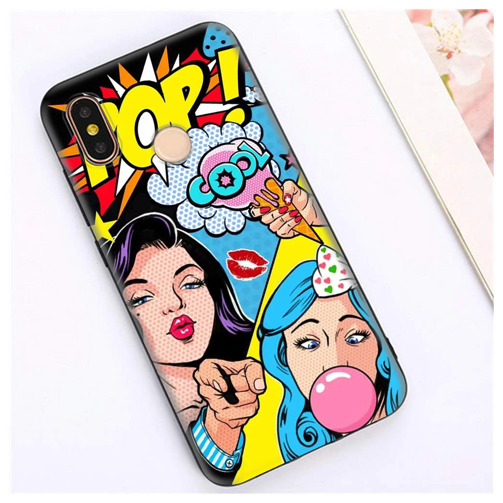 Lavaza pop art comic TPU Case for Xiaomi MI Redmi Poco X2 K30 Note 8T 10 6 8 9 9se A1 A2 A3 MAX 3 Lite Pro Plus f1 | Мобильные
