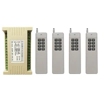 3000m long range ac220v 8 ch channel 8ch wireless remote control led light switch relay output radio rf transmitter and receiver