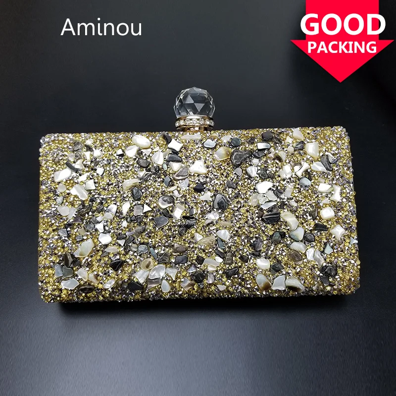 

Brand Luxury Shiny Diamond Evening Bag Women Chain Purse Fashion Crystal Acrylic Clutches Banquet Socialite Ladies Handbag Sac