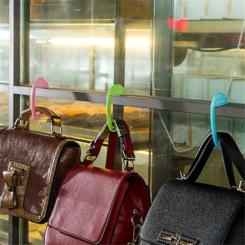 Мода 2020 переносные крючки Изысканный пластиковый стол стул Сумка Tote крюк для