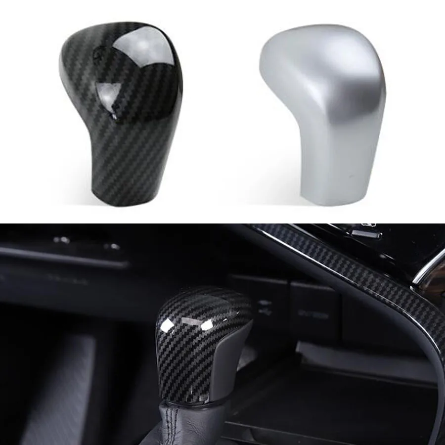 

YAQUICKA Car Interior Gear Shift Knob Head Cover Trim Styling Sticker For Toyota Camry 8th 2018 ABS Accessories 2 Colors