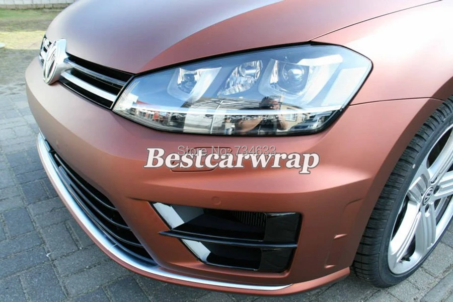 Высококачественная ледяная коричневая хромированная матовая металлическая