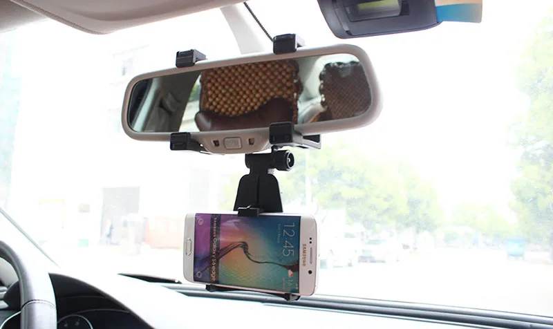 Автомобильный держатель для телефона на зеркало заднего вида Huawei Honor 20 Pro Lite 6x (2016)