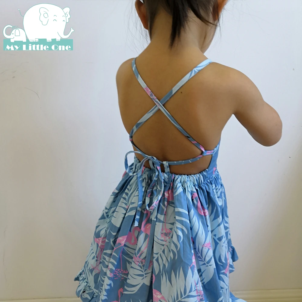 MyLittleOne/2019 г. винтажное летнее платье с цветочным принтом для маленьких девочек |