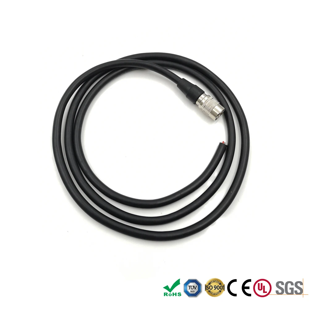 Hirose 4 6 10 12 контактный Штекерный триггер свинцовый кабель для промышленной камеры