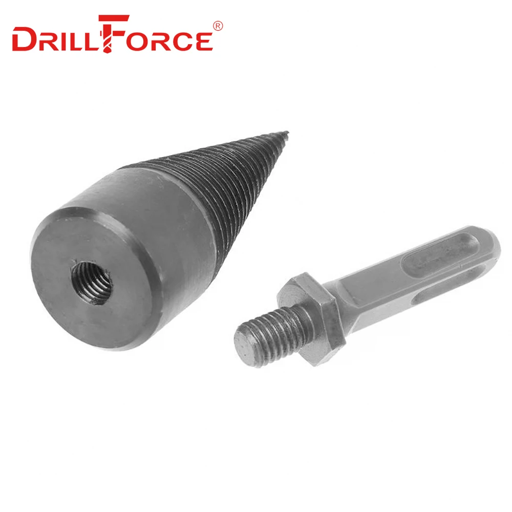 Drillforce дровяной сплиттер, станок для сверления древесины, конусный расширитель, перфоратор, шуруповерт, сверло, разрезные буровые инструменты 130x32 мм