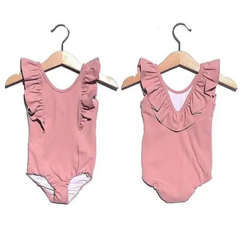 2018 новый летний детский розовый Детский комбинезон для маленьких девочек