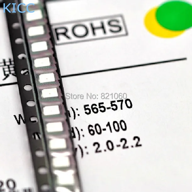

3020 Chartreuse SMD Led High brightness emitting tube 335 LED emitting diodes (100Pcs/Lot)