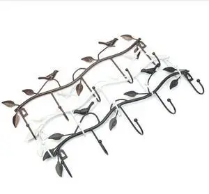 Винтажный настенный крючок в форме птицы 5 крючков|wall clothes|robe hookhook key |