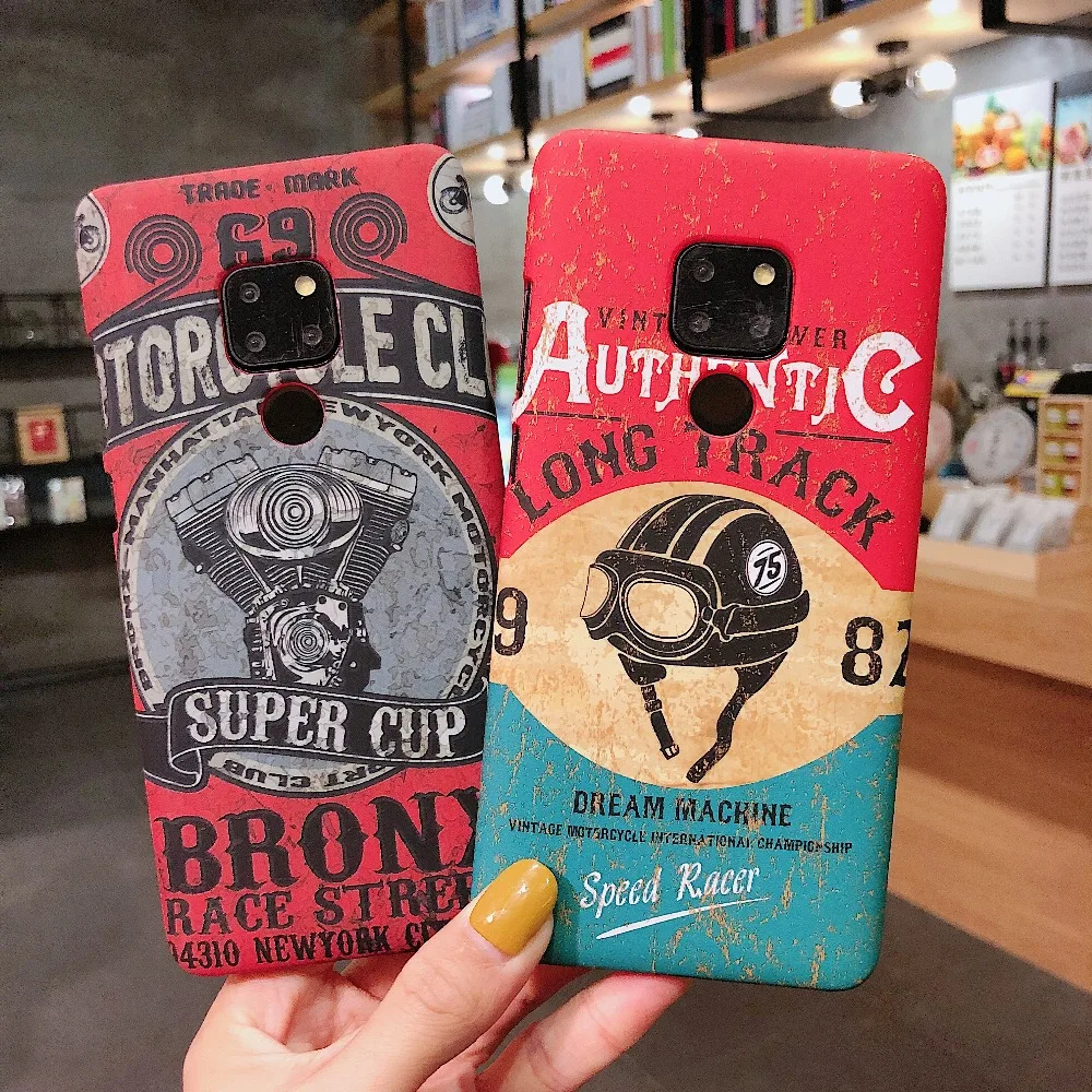 Matte Vintage Case For iPone XS MAX XR X 7 8 Plus 6 plus 6S Luminous case Bicycle Bear Shark |