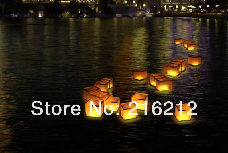 Китайские фонари плавающий фонарь желаемая вода река бумасветильник|lights &