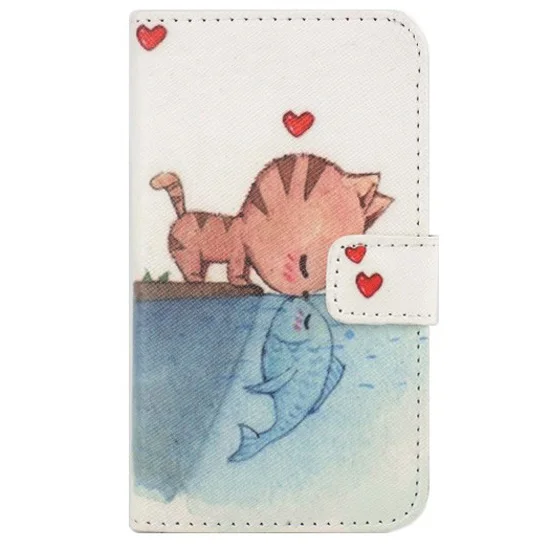 Genmoral Бумажник PU кожаный чехол держатель карты мобильного телефона сумка кожи