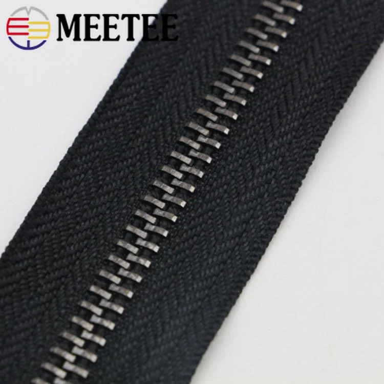 Металлические молнии Meetee 8 # для шитья рюкзак пуховые куртки ремонт спортивное