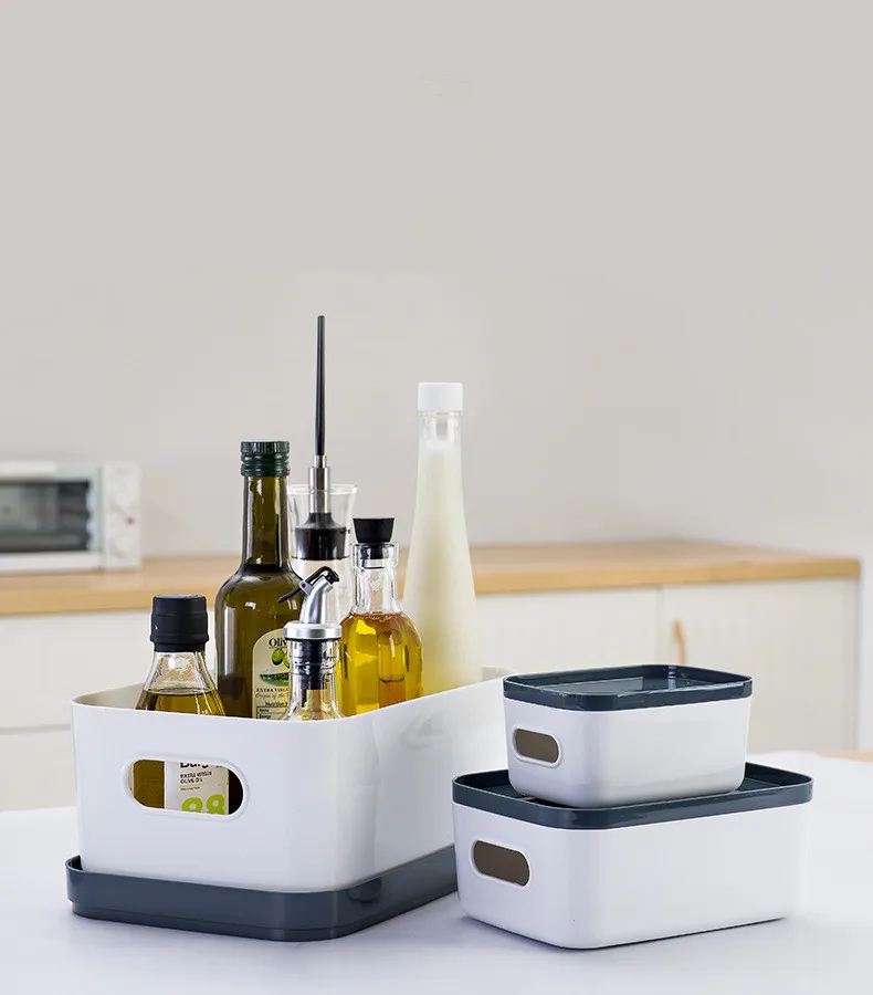 

Пластиковый органайзер для косметики, 1 шт., коробка для хранения ювелирных изделий, банка для хранения косметики, контейнер для хранения ме...