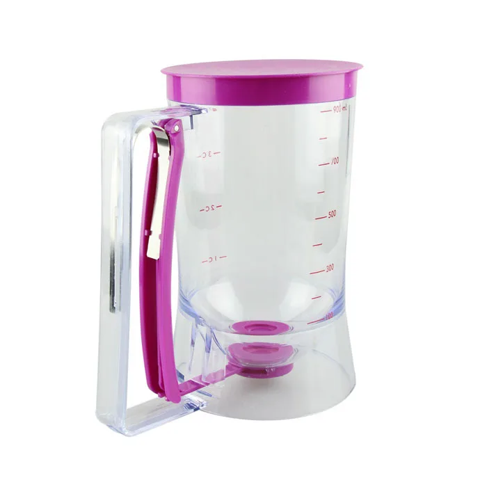 

DIY Cupcake Pancake Cake Cream Mix Dispenser Funnel Measuring cup Bakeware Kitchen Mould Accessory Tool Muffins Dispenser -35
