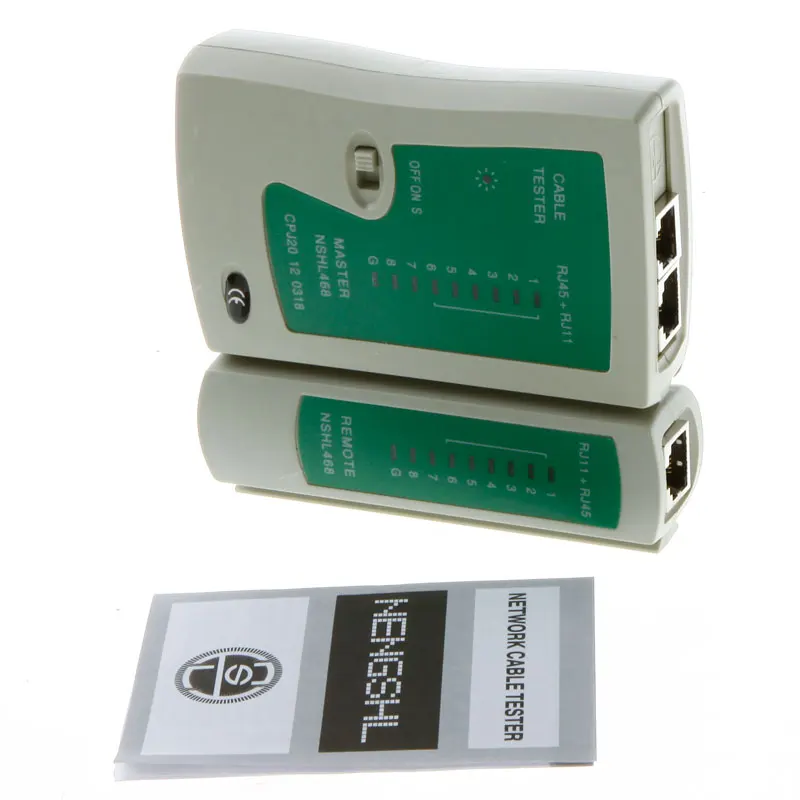 Профессиональный тестер RJ45 RJ11Cat5 Cat6 LAN кабеля ручной сетевого детектор проводной