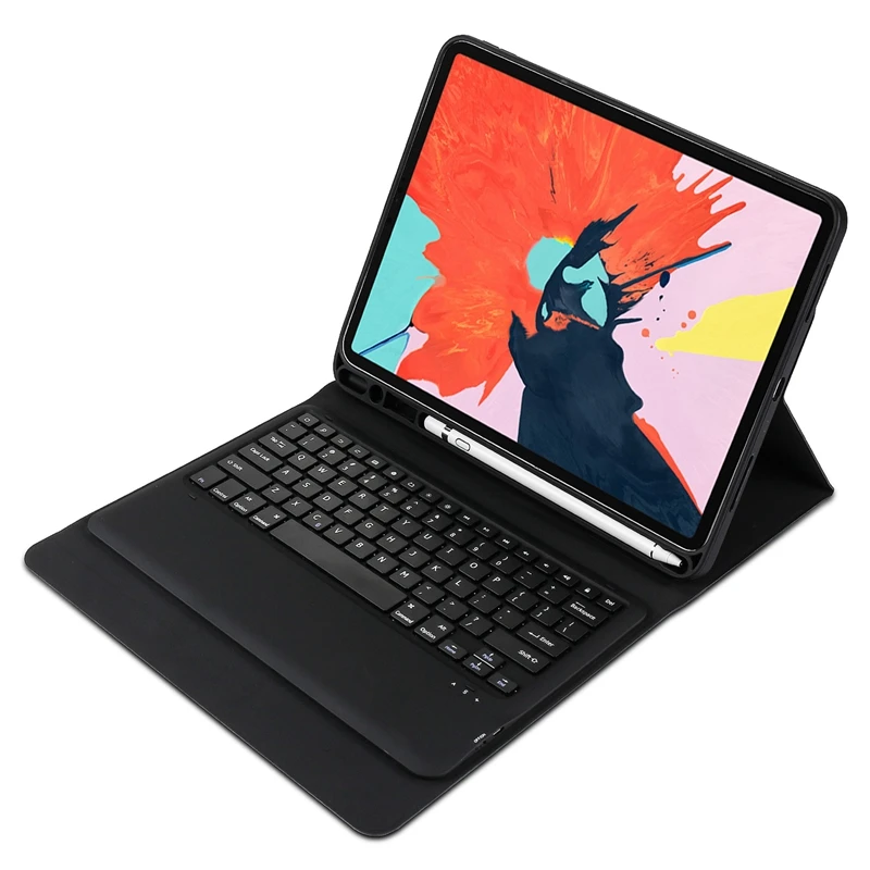 Для Ipad Pro 12 9 дюйма 3 го поколения Bluetooth клавиатура чехол подставка (черный)|Клавиатуры| |