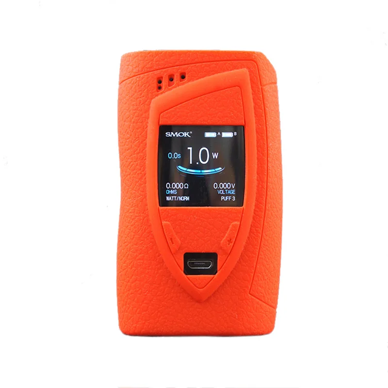 Красный 2 шт SMOK Devilkin 225W Mod чехол, силиконовый чехол, оболочка, наклейка для Vape Smoktech Devilkin 225 - Цвет: Красный