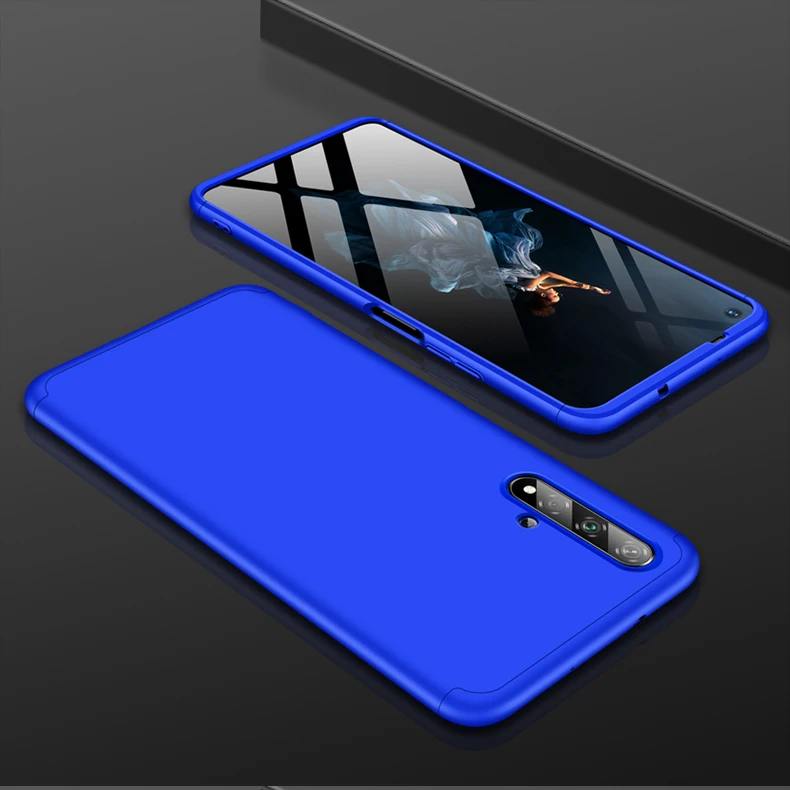 Koosuk 3-in-1 Back Cover For Huawei Honor 20 Pro Honor20 Lite PC Hard Matte Phone Protection Case Coque