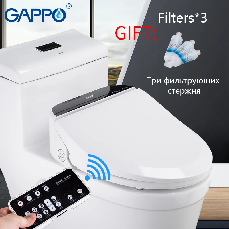 GAPPO умное сиденье для унитаза электрическое биде удлиненное подогреваемое