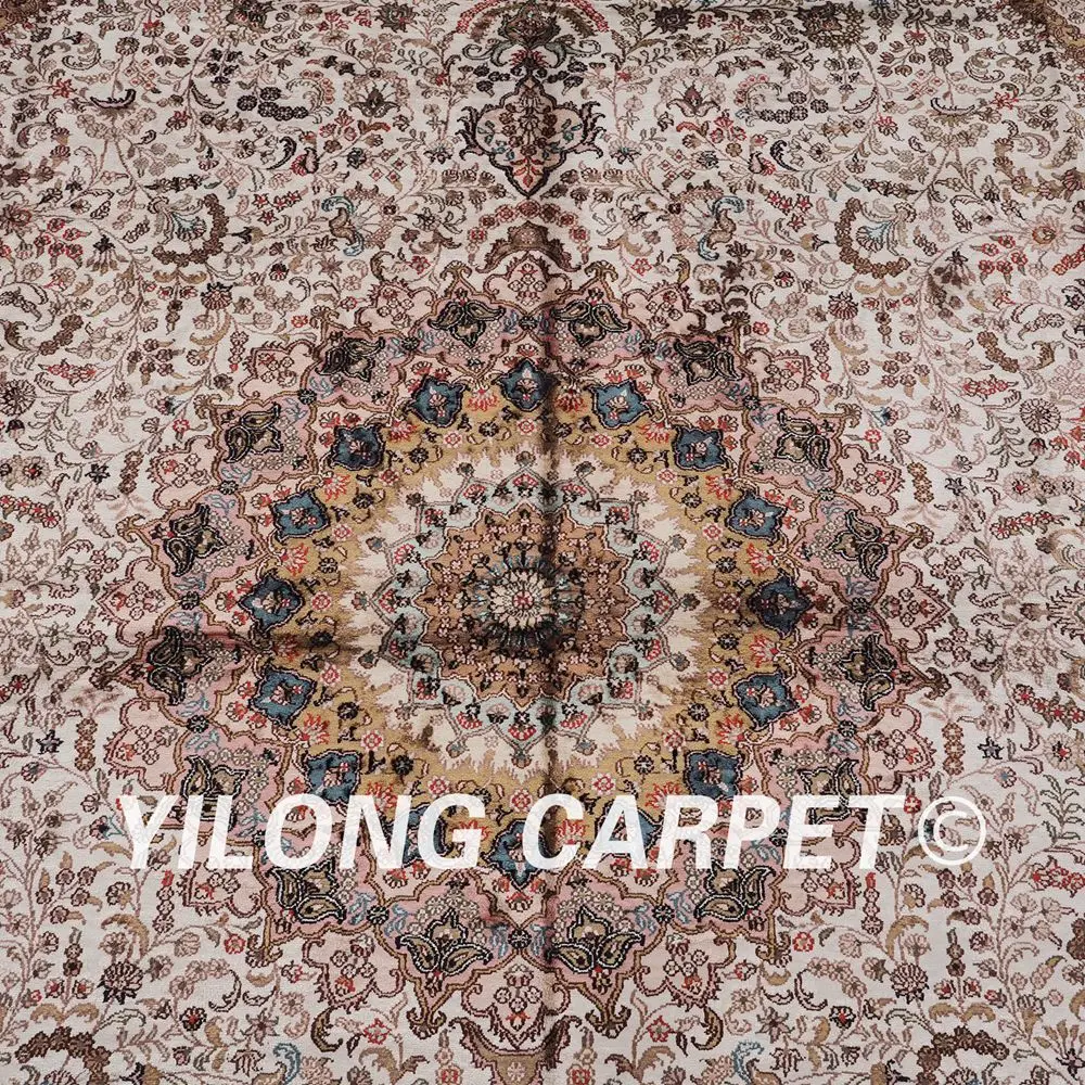 YILONG 8'x10' турецкие шелковые коврики классические традиционные ручной работы