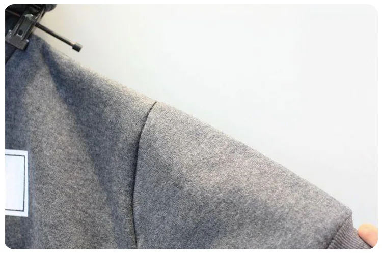 2016 зимнее милое флисовое платье-свитер для девочек повседневное серое платье с