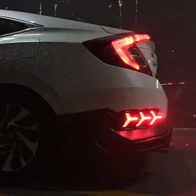 2 шт. 12 В светодиодный задний светильник для вождения s Honda Civic 2016 2017 2018