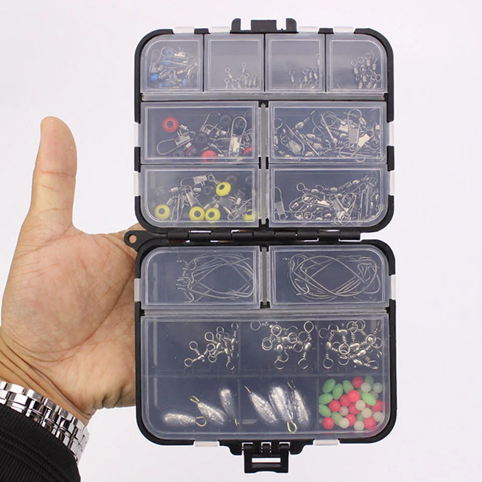 Набор рыболовных соединителей 160 шт. набор крючков|Рыболовные снасти| |