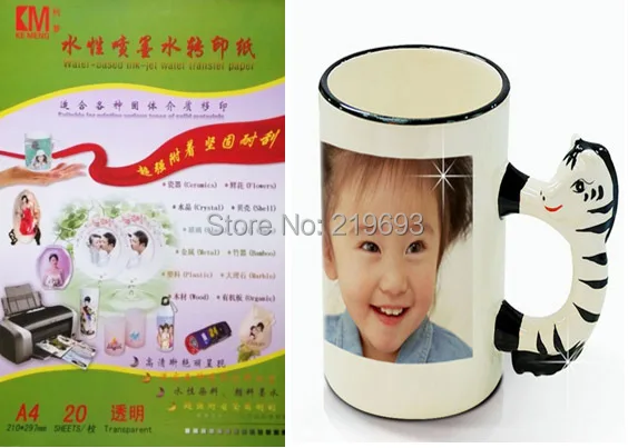 30 шт. A4 чистый лист бумаги для чашки струйной печати Светлые прозрачные