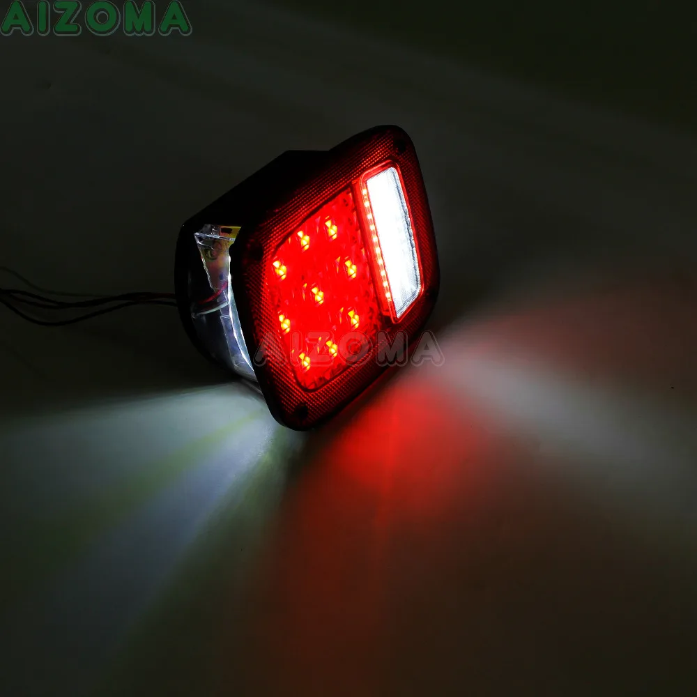 

1 Pair Reverse Brake Tail Plate Lights 24w Rear Turn Signal Running Lights LED Taillight For Jeep Wrangler 1976-2006