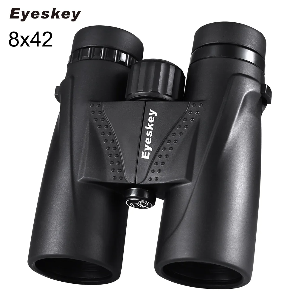 

8x42 Binoculars Waterproof Shockproof Telescope Bak4 Prism Camping Hunting Scopes with Neck Strap Non-slip