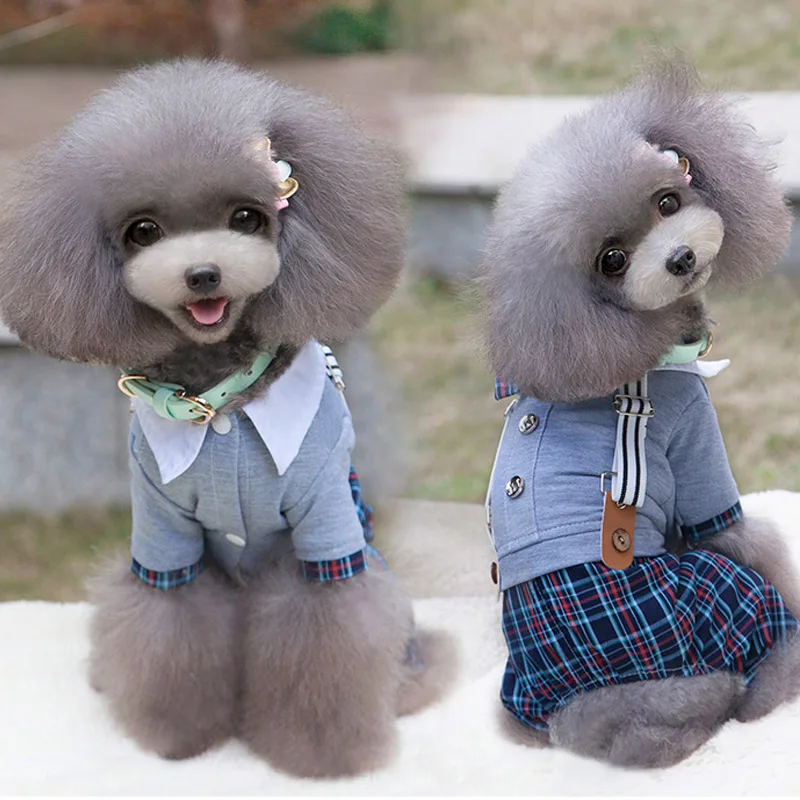 Новое Поступление Chicdog Хлопок Pet Одежда Для Собак Весна Лето Комбинезоны Четыре