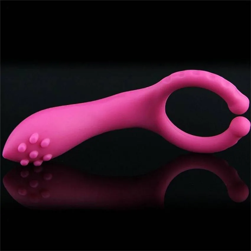 Новый силиконовый G spot стимулируют вибратор фаллоимитатор соска клип для