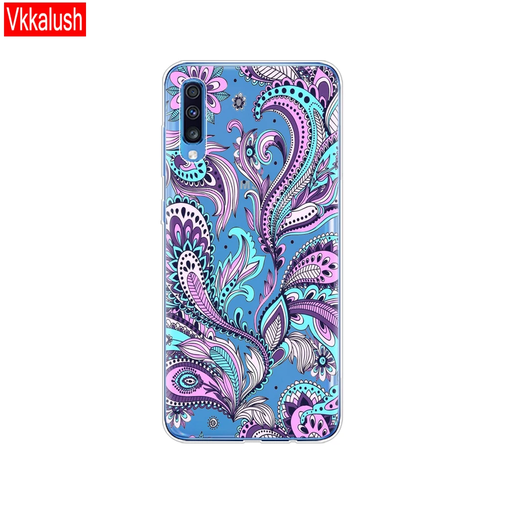 80006 Чехол для samsung A70, чехол, мягкий ТПУ, задняя крышка для телефона samsung Galaxy A70, силиконовый чехол, Coque Capa A 70, A705, A705F, бампер - Цвет: 80006
