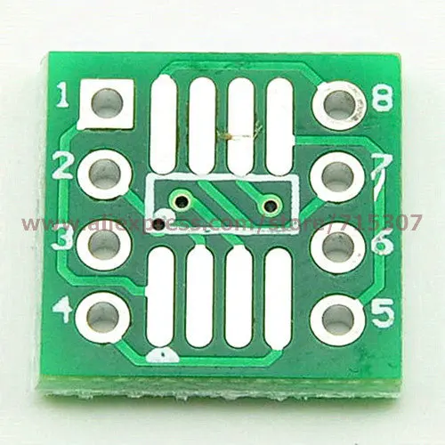 50 шт. плата адаптера PHISCALE SOP8/ SSOP8/ TSSOP8 (smd для dip) шаг 0 65/1 27 мм | Обустройство дома