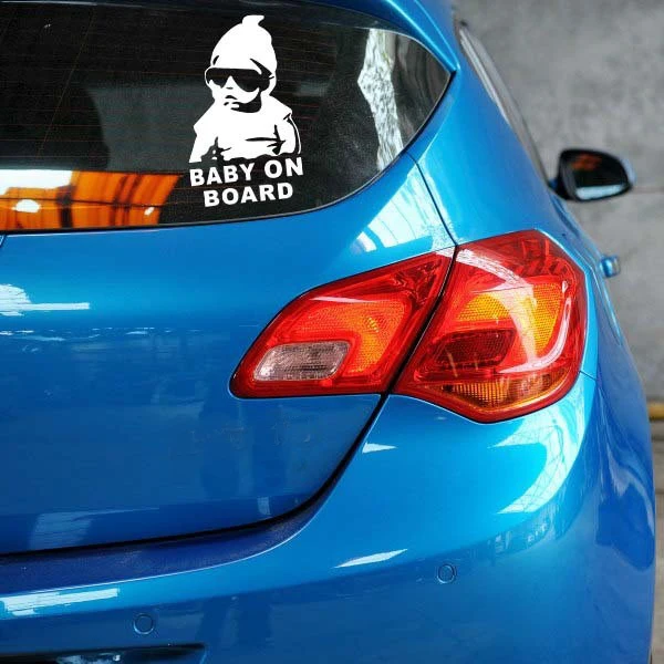1 шт. светоотражающая виниловая наклейка на автомобиль 23 х14 см|baby on board|car sticker babybaby