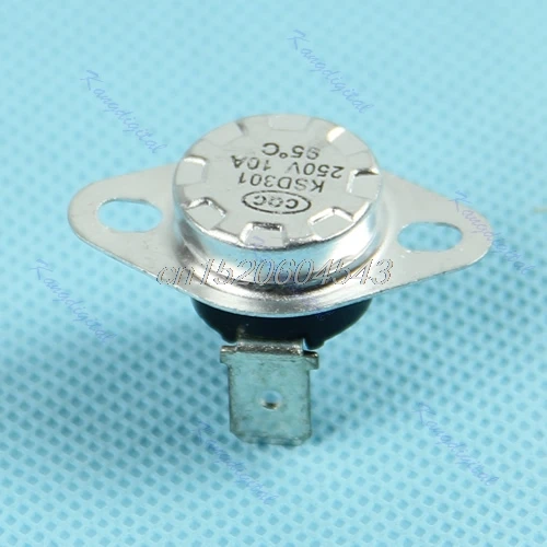 Термостат с регулируемой температурой 250 В 10A KSD301 95C R06 Прямая поставка|thermostat