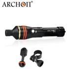 Улучшенный светодиодный фонарик Archon D11V для дайвинга 1200 люмен светильник Подводный фонарь для дайвинга с зажимом YS, комплект с шаровым соединением