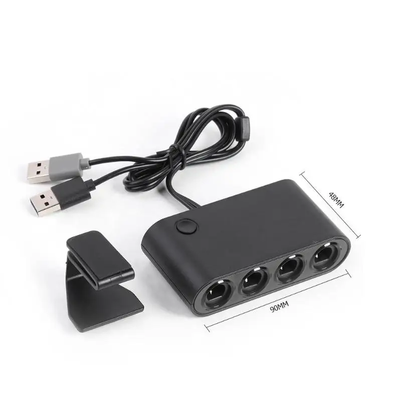 4 портовые контроллеры GC USB адаптер Gamecube контроллера подходящий для Nintendo Switch Wiiu/ПК