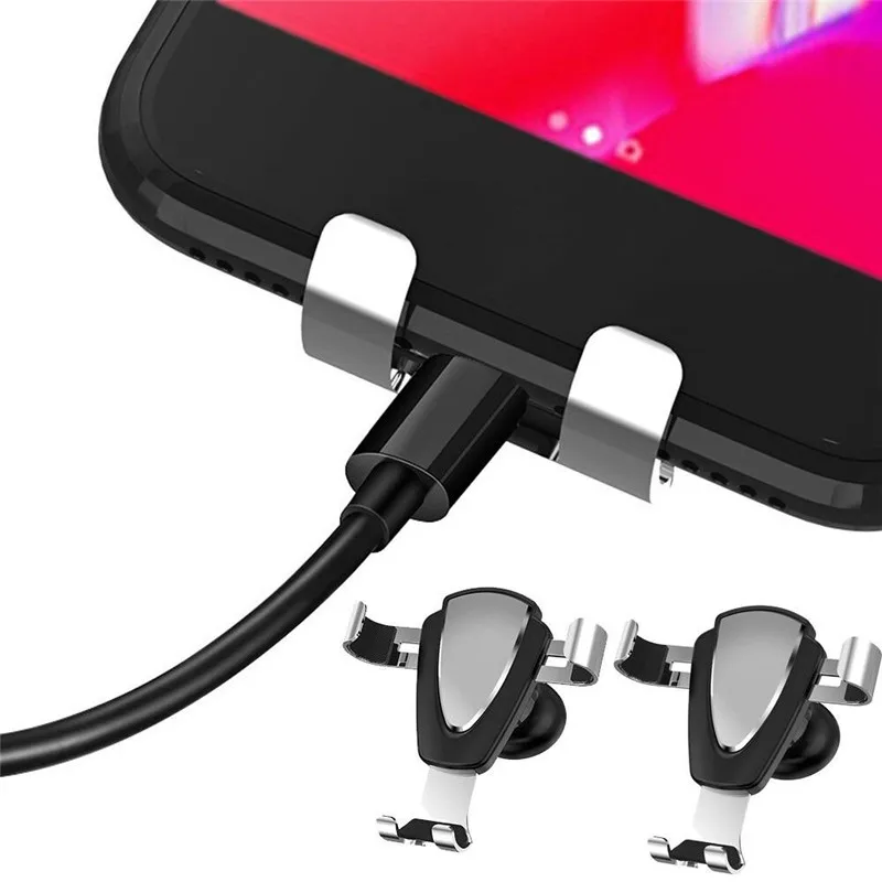 Gravity Car Smartphone Holder Air Vent Clip Mount Universal 360 Rotating Cell Phone Metal Stand Mobile Support | Мобильные телефоны