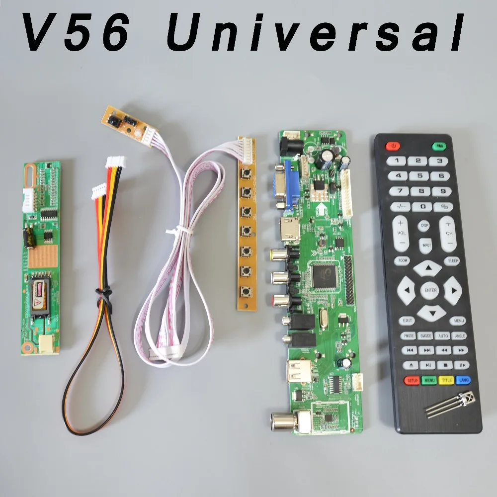 

5 PCS V56 + 1 Lamp Inverter + 1ch 6-bit 30pin LVDS + 7 Key Butoon
