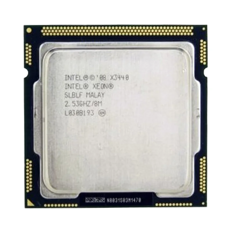 INTEL Xeon X3440 quad Процессор LGA1156 гнездо/2 53 ГГц/L3 8 Мб/четырехъядерный процессор x3440 Quad ЦП