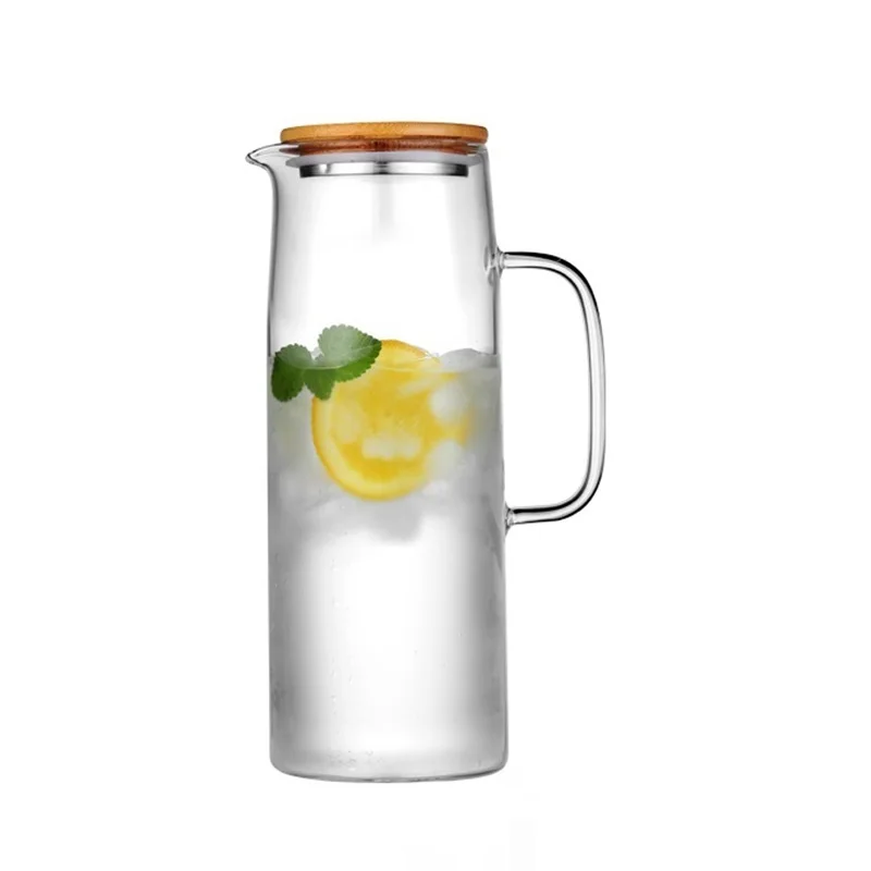 1L/1.3L/1.5L/1.7L прозрачный стеклянный кувшин для воды, чайник Cha, чайник, лимонад, кувшин, термостойкий, взрывозащищенный, нагреваемый графин