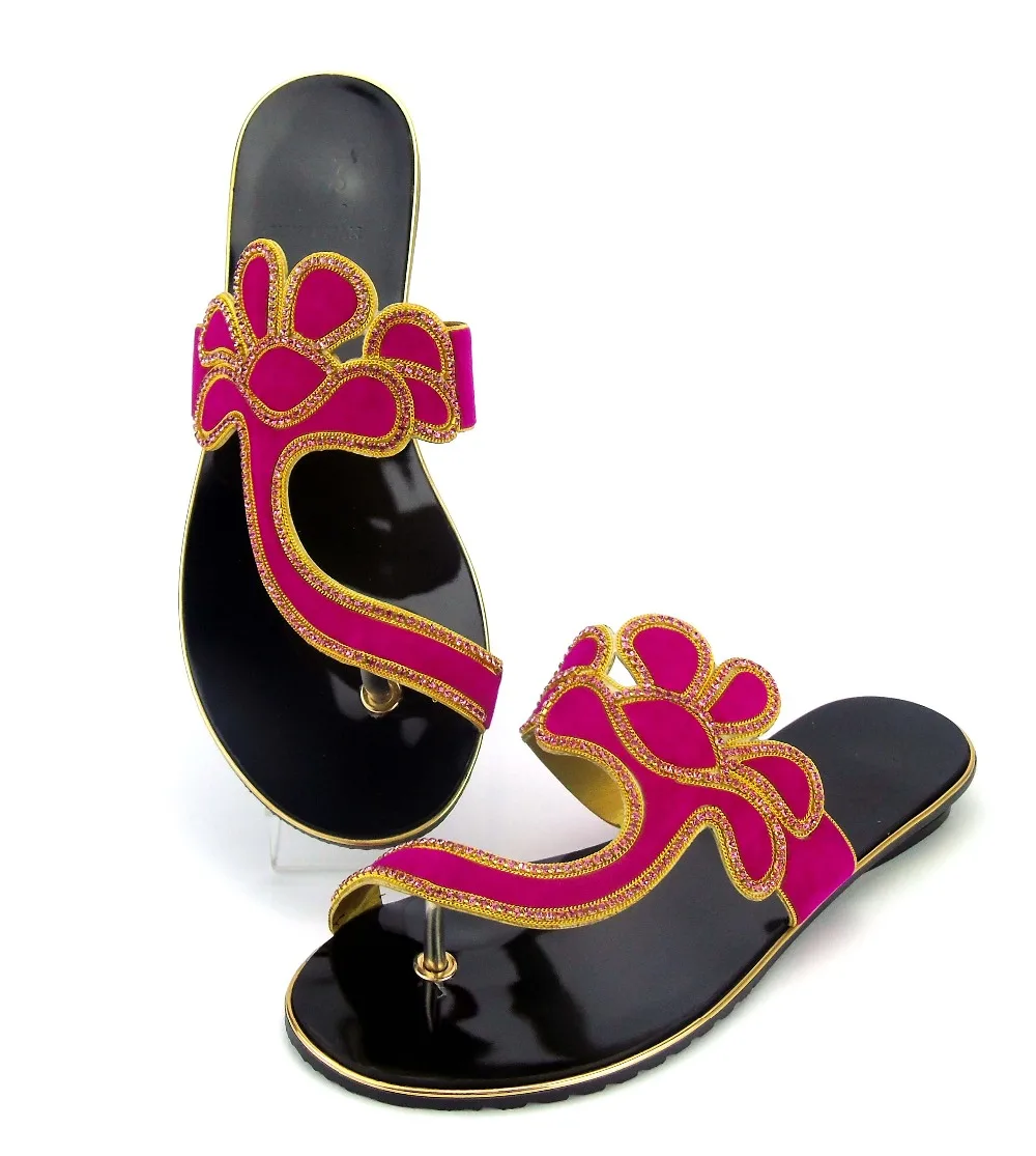 Новое поступление туфли-лодочки со стразами в африканском стиле летние женские